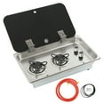 thumbnail image 2 of Gas Cooktop, Safe Ignition  2  Gas Stove  for RV  Yacht Apartment, 2 of 8