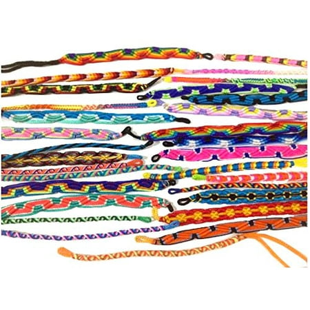 - FRIENDSHIP BRACELETS from Peru- LOT OF 10- ASSORTED COLORS- MIXED SET