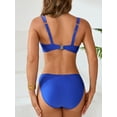 thumbnail image 7 of Asoul Women's Push Up V Neck Bikini Sets Hollow Out Two Piece Bathing Suit, 7 of 7