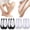 A1 C, variant on 4 Pairs Women Ball of Foot Cushion Socks,Ultra Low Cut Liner Socks ,Thin No Show Socks,Cotton Non Slip Forefoot Padded, Invisible Breathable Footies, Half Foot Cushion Socks for Heels H
