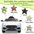 thumbnail image 3 of TROPOW Electric Ride On Cars with Remote Control,12V Kids Ride-On Car, Licensed Mercedes-Benz Ride-On Toy with Parent Remote Control, MP3 Player – Electric Vehicle for 3-8 Year Olds,White, 3 of 8