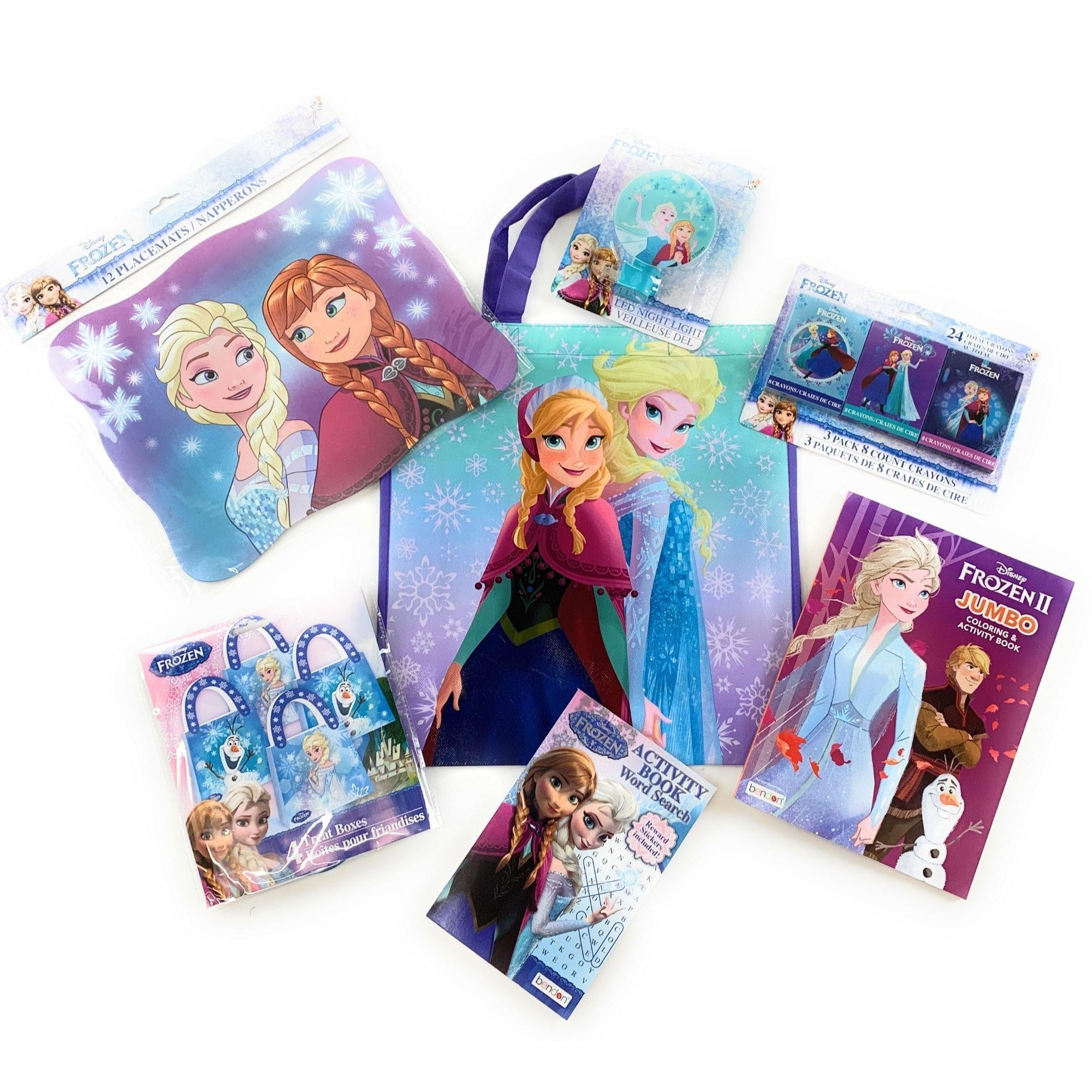 Disney Frozen Gift Set Anna Elsa Princess Girl Kid Art Activity 7 Piece