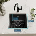 thumbnail image 3 of Elkay Elg1616c Quartz Classic 15-3/4" Undermount Single Basin Quartz Composite Bar Sink -, 3 of 5