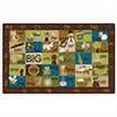 thumbnail image 2 of Carpets for Kids 59762 Rhyme Time Rug Nature, 2 of 2