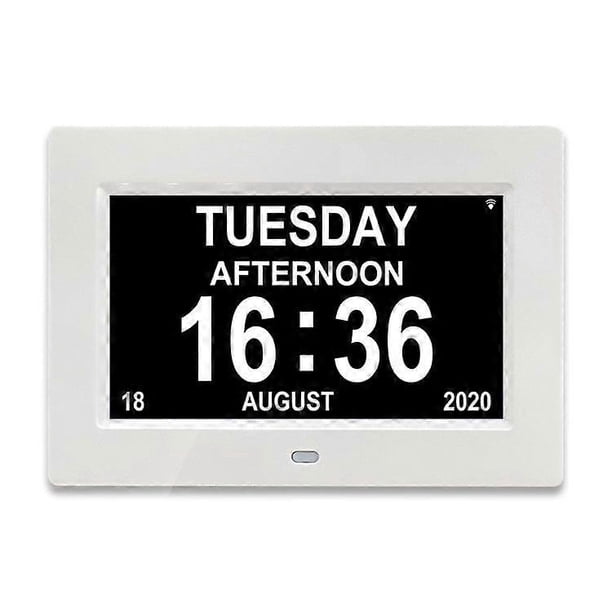 7 inch LCD digital digital clock machine for the elderly alarm clock electronic calendar clock medicine reminder machine