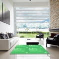 thumbnail image 7 of Ahgly Company Machine Washable Indoor Round Transitional Neon Green Area Rugs, 3' Round, 7 of 7