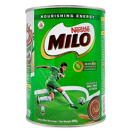 Nestle Milo Powder Nourishing Energy Drink Mix 400g (Pack of 24)