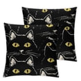 thumbnail image 2 of Awypu Funny Cat Faces Pillow Covers, Cat Pillows for Cat Lovers, Cat Gifts for Cat Lovers Women, Cat Mom Gifts, Crazy Cat Lady Gifts, Cat Throw Pillows Covers Cases, Cat Decor for Home,2 Pcs, 2 of 6