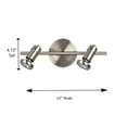 thumbnail image 2 of Whitfield Lighting TP391-2SSCH Sheldon Lumière en Métal 2 Pistes Chrome, 2 of 5