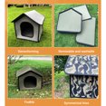 thumbnail image 3 of Methold Casa de mascotas para interiores y exteriores, dormitorio, patio, impermeable, a prueba de viento, EVA, caseta de perro, a prueba de sol, a Suministros para gatos METRO Methold PT004619-02, 3 of 6