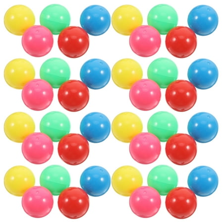 100pcs Hollow Plastic Counting Balls for Probability Problems Colorful Marbles for Marble Run Chinese Math Games 20mm