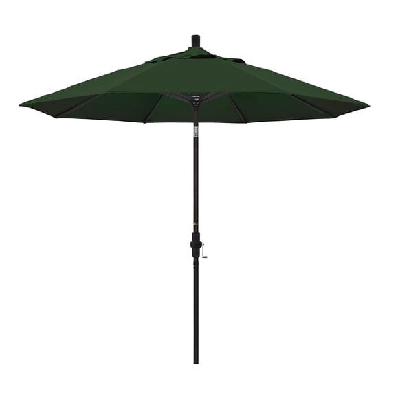 California Umbrella 9' Patio Umbrella in Hunter Green