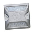 thumbnail image 2 of Rongfmy Pavement Marker Square Double Sided High-reflectivity Road Reflector white, 2 of 9