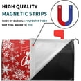 thumbnail image 2 of Merry Christmas Mailbox Cover Magnetic Standard Size 21x18 Inch Happy New Years Mail Box Post Cover Winter Snowflake Red Xmas Letter Box Wraps for Home Outdoor Garden Yard Decor, 2 of 6