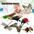 thumbnail image 1 of EIMELI 6pcs Plastic Insects Lady Bugs Butterfly Display Dragonfly Animals Model Early Educational Toy For Kids New, 1 of 4