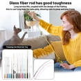 thumbnail image 3 of Interactive Cat Wand Toy, Retractable Feather Teaser with Interchangeable Refills, Extendable Fishing Pole Style Toy for Indoor Cats Exercise and Play, Fun Pet Supplies E, 3 of 5