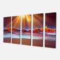 thumbnail image 2 of Alien Landscape at Sunset - Landscape Canvas Art Print, 2 of 3