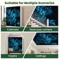 thumbnail image 6 of Peel and Stick Wallpaper Canvas Abstract Nature Close Up New Zealand Glow Worms Cave Modern Art Wall Mural Decor Self Adhesive and Removable 100in x 144in, 6 of 7