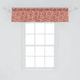 thumbnail image 2 of Ambesonne Abstract Valance Pack of 2, Random Triangular Forms, 54"X12", Purple Dark Peach, 2 of 4
