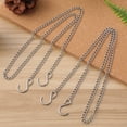 thumbnail image 4 of HAMPPLIES 2Set Decorative Metal Chain Decor For Hanging Posters Outdoor Use Silver, 4 of 6