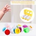 thumbnail image 5 of Grusce Matching Eggs Shape and Puzzle Toys Baby Egg Matching Toys Simulation Children Toy Preschooler Education Toy Baby Boy Girl Easter Egg Toys Kids Birthday Gift, 5 of 10