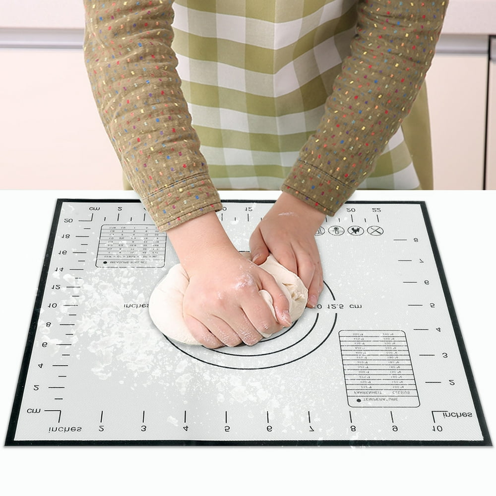 Silicone Pastry Mat, Baking Mat with Measurements Nonstick and Reusable