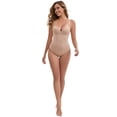 thumbnail image 5 of DARING DIVA Seamless Shapewear Waist Shaping Thongs Bodysuits L Beige, 5 of 6