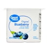 Great Value Original Blueberry Low-fat Yogurt, 6 oz