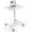 White, variant on Small Standing Desk, Mobile Stand up Desks with Lockable Wheels, Adjustable Height, 26 Inch Portable Rolling Laptop Computer Desks for Home, White