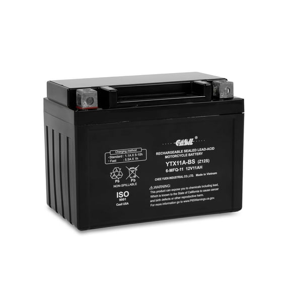 YTZ12S 12V 11AH Motorcycle Battery for Honda 250 NSS250 Reflex 2001-2009