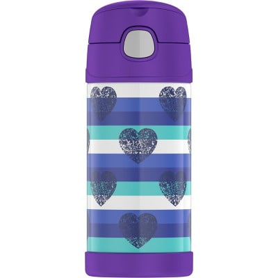 thermos blue water bottle