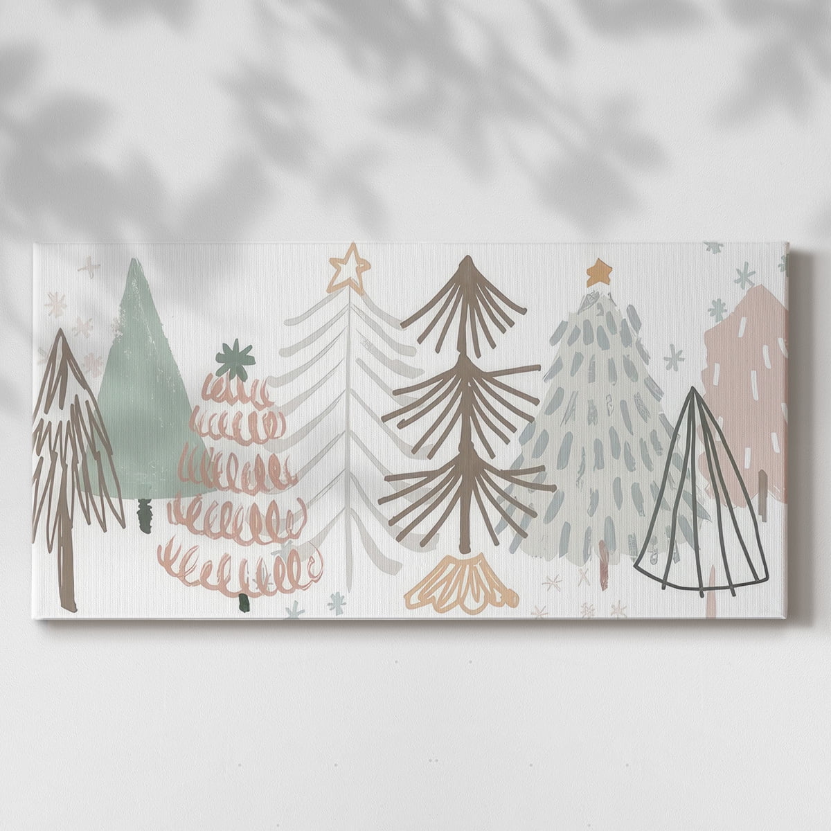 Christmas Tree Sketchbook Collection D- Gallery Wrapped Canvas