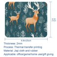 thumbnail image 5 of Elk Printed Square Desk Pad Mouse Pad Desk Mat Non-Slip Rubber Bottom – 8.3x9.8 Inch – Suitable for Office and Gaming, 5 of 6