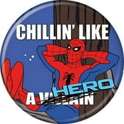 Spider-Man Spidey 1960s Chillin Like Hero 1.25" Pinback Button