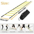 thumbnail image 4 of 20ft Adjustable Agility Ladder, Football Training Equipment with Carry Bag, Agility Training Equipment for Footwork Drills, 4 of 8
