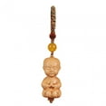 thumbnail image 2 of Llavero de Buda de madera de 3,5 pulgadas, colgante, accesorio de regalo significativo, multiusos. Estilo F, 2 of 9