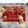 thumbnail image 5 of VIXARKO Red Holly Mistletoe Merry Christmas Doormat, Xmas Winter Home Decor Low-Profile Switch Rug Door Mat Floor Mat for Indoor Outdoor 17x29 Inch, 5 of 6