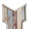 thumbnail image 4 of Saltoro Sherpi Wooden Wall Decor Arrow with 2 Hooks Pointing Downward and Left, Multicolor, 4 of 5