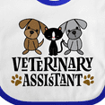 thumbnail image 4 of Inktastic Veterinary Assistant Vet Tech Boys or Girls Baby Bib, 4 of 4