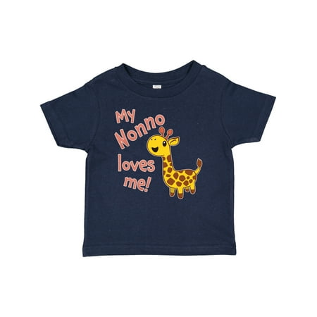 

Inktastic My Nonno Loves Me- Cute Giraffe Gift Baby Boy or Baby Girl T-Shirt