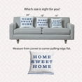 thumbnail image 6 of 20" x 20" Simply Daisy Home Sweet Home Indoor/Outdoor Pillow, Nautical Navy Qty 1, 6 of 6