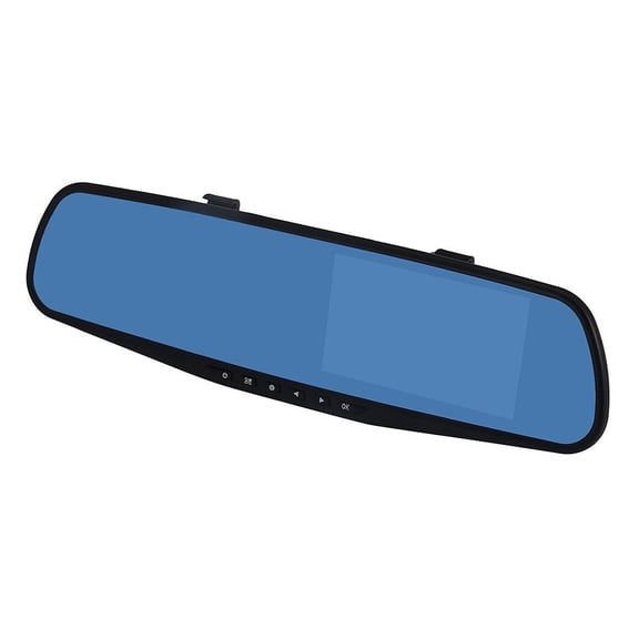 4.3Inch Mirror Car Dvr 1080P Video Recorder Dual-Len Dash Cam Rear View Camera Fangkenuo