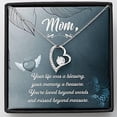 thumbnail image 6 of To My Mom Message Card Design And Necklace, Gift Mom From Daughter, Mother's Day, Birthday, Christmas Pendant Necklaces styles On Birthday, Christmas, Anniversary, 6 of 7