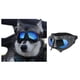 thumbnail image 3 of Gafas de sol para perros con correa ajustable, resistentes al viento, para conducir y actividades al aire libre (tamaño pequeño) Azul, 3 of 9