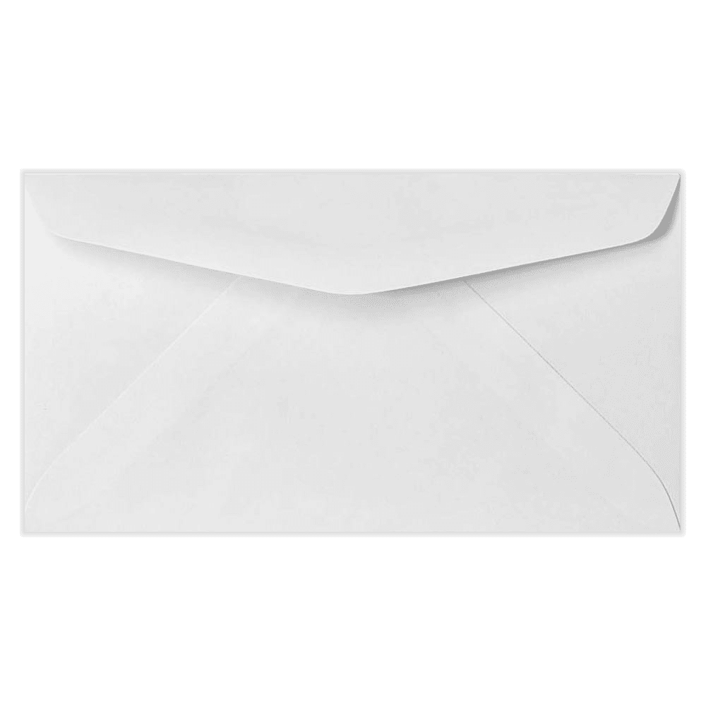 LUXPaper #7 Regular Envelopes, 3 3/4 x 6 3/4, Bright White, 1000/Pack
