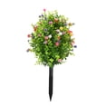 thumbnail image 2 of Árbol Artificial Realista de 50 Cm (20 Pulgadas) para Colocar En El Suelo, Ideal para Decoración de Jardines Exteriores. Estaca de Plástico Realista para Céspedes, Caminos y Paisajismo, Perfecta para, 2 of 6