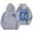 A-Grey1559, variant on XIAONU Oversized Graphic Hoodies For Women Save The Sharks Print Pullover Hoodie Casual Outdoor Sweatshirt
