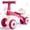 Red, variant on Light-Up Toddler Balance Bike with Music 4-Wheel Adjustable Baby Walker for 1-3 Yr Girls & Boys 12-36 Months First Birthday Ride-On Gift, Red