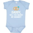 thumbnail image 3 of Inktastic Daddy Will You Marry My Mommy with Rings for Proposal Boys or Girls Baby Bodysuit, 3 of 5