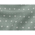 thumbnail image 4 of oneOone Viscose Jersey Fabric Dot & White Heart Print Fabric BTY 60 Inch Wide, 4 of 5